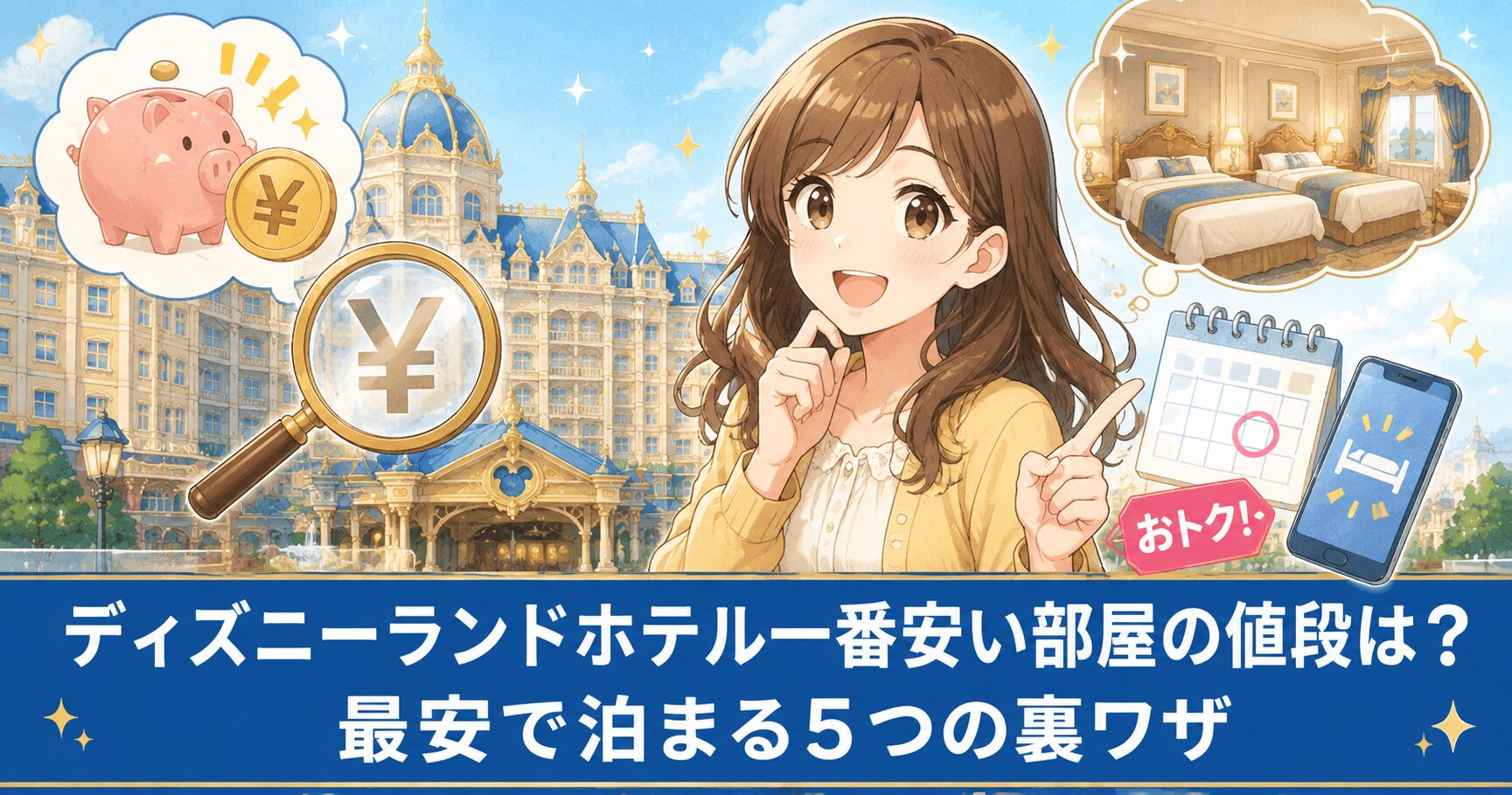 ディズニーランドホテル一番安い部屋の値段は？